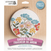 Leisure Arts Embroidery Kit 6 Garden Fresh V2 - embroidery kit for beginners - embroidery kit for adults - cross stitch kits - cross stitch kits for beginners - embroidery patterns