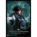 Disney Pirates of the Caribbean: On Stranger Tides - Black Beard Wall Poster 22.375 x 34 Framed