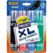 Crayola XL Classic Poster Markers - Bold Marker Point - Chisel Marker Point Style - Black Green Blue Red - 4 / Pack | Bundle of 10 Packs