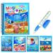 VONTER Water Doodle Book-Aqua Magic Book-Doodle Board for Road Trip Activities for Kids-Water Drawing Book-Aqua Book for Color Wonder for age 3 4 5 6 7 8 Year Old