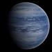 Artist s concept of a blue-white gas giant planet Poster Print (14 x 14)