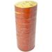 Orange Electrical Tape 3/4 X 66 Ft Roll 7 Mil (10 Pack)