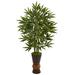 Nearly Natural 5ft. Bamboo Artificial Tree in Bamboo Planter