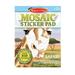 Melissa & Doug Mosaic Sticker Pad Safari Animals (12 Color Scenes To Complete with 850+ Stickers)