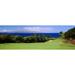 Golf course at the oceanside Wailea Golf Club Maui Hawaii USA Poster Print (36 x 12)