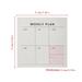 HGYCPP Planner Memo Pad Check List Weekly Monthly Plan Note Paper Scheduler 60 Sheet