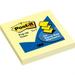 Post-itÂ® Pop-up Notes - 1200 x Canary Yellow - 3 x 3 - Square - 100 Sheets per Pad - Unruled - Canary Yellow - Paper - Self-adhesive Refillable Repositionable Recyclab | Bundle of 10 Packs