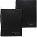Cambridge Limited Business Notebook Legal Ruled 6-1/2 x 9-1/2 Wirebound Black 2 Pack (73599)