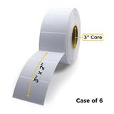 Non-OEM (Compatible) New 3 x 2 Thermal Transfer Permanent Adhesive Label 2750 Labels/Roll (6 Rolls/Case) for Zebra Printers