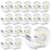 OWLKELA Clear Tapes and Refillable Dispensers 16 Pack Transparent Tape Refills