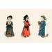 Kate Greenaway 1905 Christmas card girls Poster Print by Kate Greenaway (18 x 24)