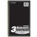 3-Subject Wirebound Notebook 108 Sheets College Rule (Pack of 36)