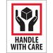 Careful Handling: 500/Roll - 3 x 4 Handle With Care Labels