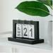 PhoneSoap Decoration Style DIY Calendar Retro Perpetual Office Calendar Wall School Crafts Decoration & Hangs black
