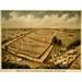 Bird s-eye view of Andersonville Prison from the south-east Poster Print (18 x 24)