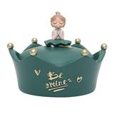 Cute Ballet Girl Jewelry Box Cartoon Resin Home Decoration Desktop Organizer For Necklace Ring Earring Creative Ashtray With Lid