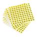 Number Sticker 1-100 Label Number Self Adhesive Label Yellow Black for Sorting Storage Box Locker Sign Pack of 10