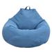 ODOMY Bean Bag Sofa Chairs Cover Classic Lazy Lounger Bean Bag Storage Chair for Adults Children