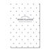 Kahootie Co Momâ€™s Weekly/Monthly Planner 6 x 9 Navy White Polka Dots