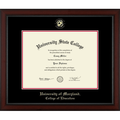 University of Maryland College Park College of Education Diploma Frame Document Size 17 x 13