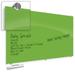 Best-Rite Visionary Colors Magnetic Glass Dry Erase Whiteboard 47.24 x 94.49 Green (83846-Green)