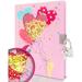 Kids Diary with Lock for Girls GINMLYDA Paper Locking Journals with 160 Pages School Supplies (Heart)