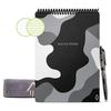 Rocketbook Flip Digital Reusable and Sustainable Spiral Notepad - Camo - Executive Size Eco-friendly Notepad (6 x 8.8 ) - 36 Dot-Grid and Lined Pages - 1 Pen and Microfiber Cloth Included