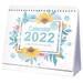 AoHao 2021-2022 Desk Calendar Standing Flip Desktop Calendar Dec 2021 to Dec 2022 Double Side Table Calendar with Memo Pages Academic Year Students Study Calendar for Home Office