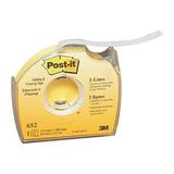 Post-it 652 Labeling & Cover-Up Tape Non-Refillable 1/3 x 700 Roll