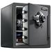 SentrySafe SFW123DSB Fire-Resistant Safe and Water-Resistant Safe with Dial Combination 1.23 Cubic Feet