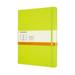 Moleskine Classic Hardcover Notebook - Lemon Green Ruled 9-3/4 x 7-1/2
