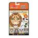 Melissa & Doug On the Go Make-a-Face Reusable Sticker Pad Travel Toy Activity Book â€“ Safari Animals (10 Scenes 66 Cling Stickers)