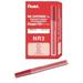 Pentel Refill Ink for Handy Lines Permanent Marker Red Ink Box of 12 (NR3-B)