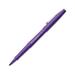 Paper Mate Flair Point Guard Felt Tip Marker Pens Medium Pen Point - Purple Water Based Ink - Purple Barrel - 12 / Dozen