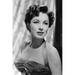 Eleanor Parker glamor shot busty satin off shoulder gown 24x36 Poster
