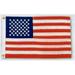 Annin Flagmakers 002620WE 20 in. X 30 in. Nyl-Glo U.S. Flag Embroidered