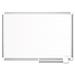 MasterVision Ruled Magnetic Dry Erase Board 48x36 White/Silver MA0594830