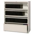 Lorell Receding Lateral File with Roll Out Shelves 42 x18.6 x52.5 4-Drawer(S) for File - Legal A4