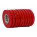 WOD Tape Red Electrical Tape General Purpose 1/2 in. x 66 ft. High Temp 10 Pack