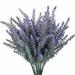 Sinhoon 4pcs Artificial Lavender Flowers Lavender Bouquet in Purple Fake Flowers Artifical Plant for Home Wedding Party Patio Decor