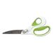 Carbotitanium Bonded Scissors 9 Long 4.5 Cut Length White/green Bent Handle | Bundle of 10 Each