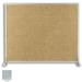 Marsh Industries Dd-406-0015 48X72 Aluminum Trim Vinyl With Cork Tackable Space Divider - Natural