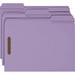 Smead Fastener File Folders Letter - 8 1/2 x 11 Sheet Size - 3/4 Expansion - 2 x 2K Fastener(s) - 2 Fastener Capacity - 1/3 Tab Cut - Top Tab Location - Assorted Position Tab Position - 11 pt. Fol