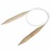 20mm Large Wooden Circular Knitting Needles Natural Wood Jumbo Needle for Chunky Yarn