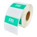 72 Rolls Friday Day of the Week Labels (500 labels per roll 40mmx40mm) -- BPA Free!