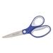 Kleenearth Soft Handle Scissors Pointed Tip 7 Long 2.25 Cut Length Blue/gray Straight Handle | Bundle of 10 Each