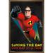 Disney Pixar The Incredibles 2 - Mr. Incredible Wall Poster 14.725 x 22.375 Framed