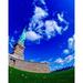 Low angle view of a statue Statue Of Liberty Manhattan Liberty Island New York City New York State USA Poster Print by Panoramic Images (29 x 36)
