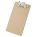 Recycled Hardboard Archboard Clipboard 2 Clip Cap 81/2 X 14 Sheets Brown | Bundle of 5 Each