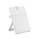 Fellowes Non-Magnetic Desktop Copyholder 25 Sheet Capacity Plastic Platinum Each